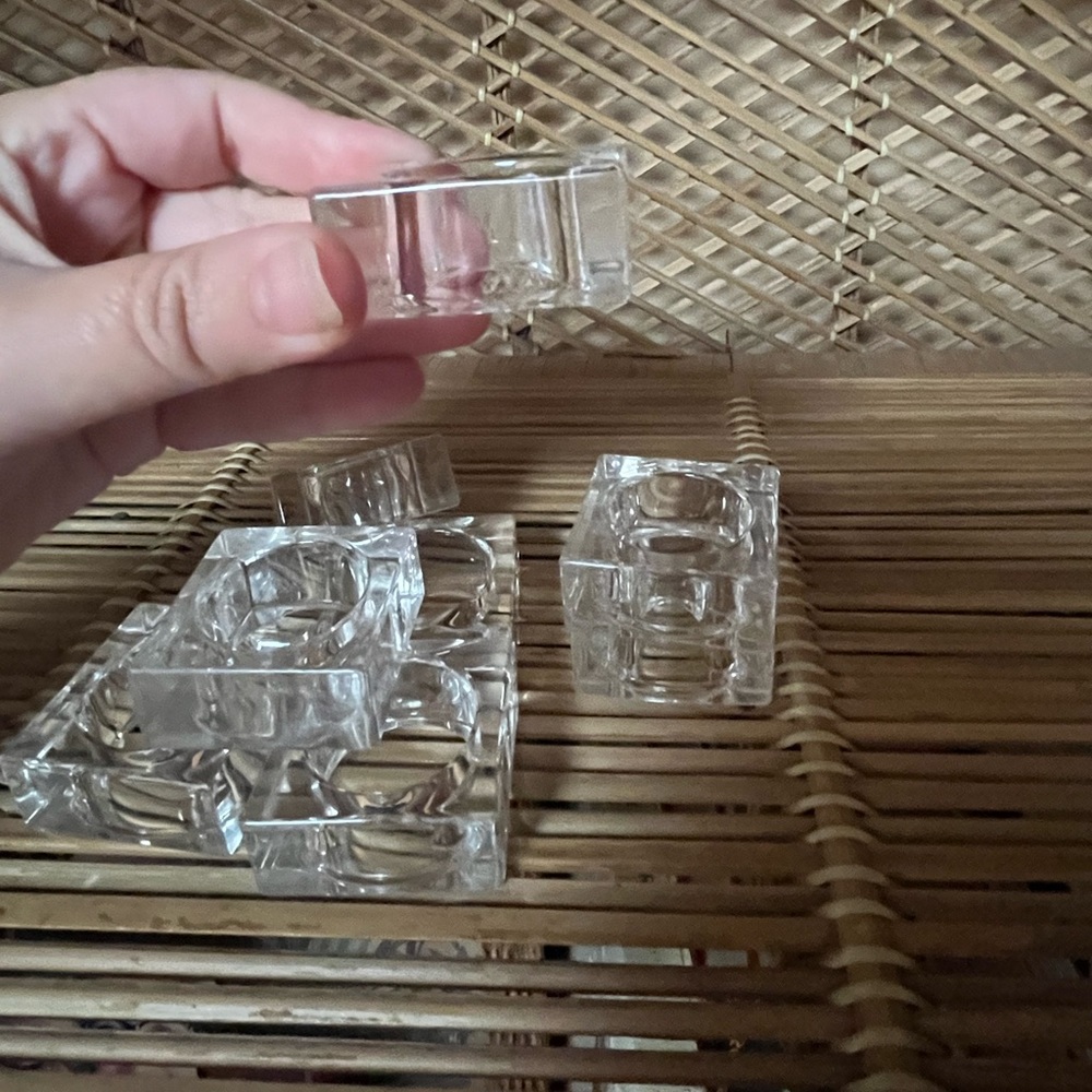 Lucite Napkin Rings - Picture 3 of 7